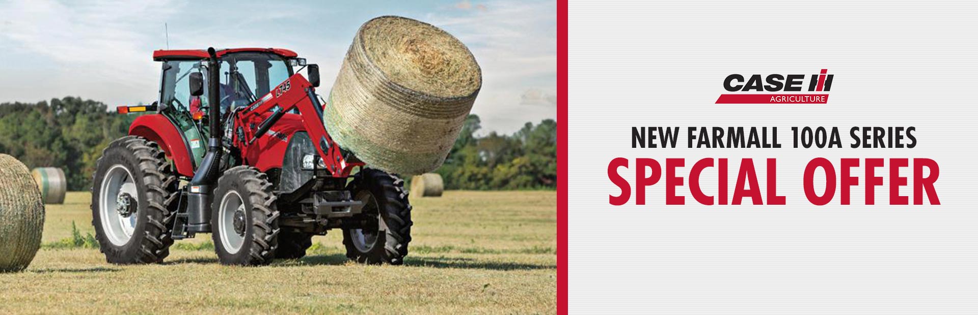 Case IH: New Farmall 100A Series Special Offer